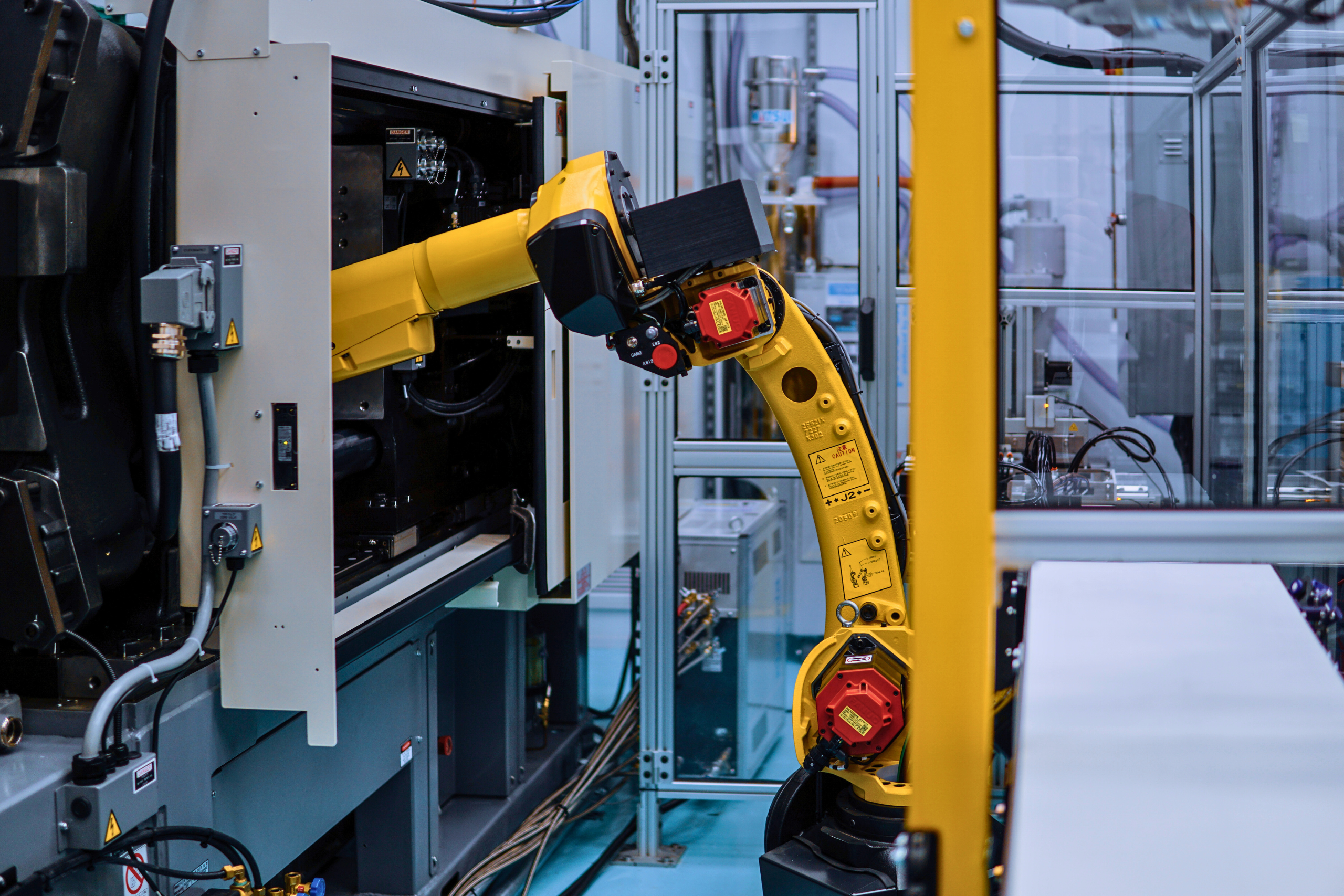 Machine Tending robot.