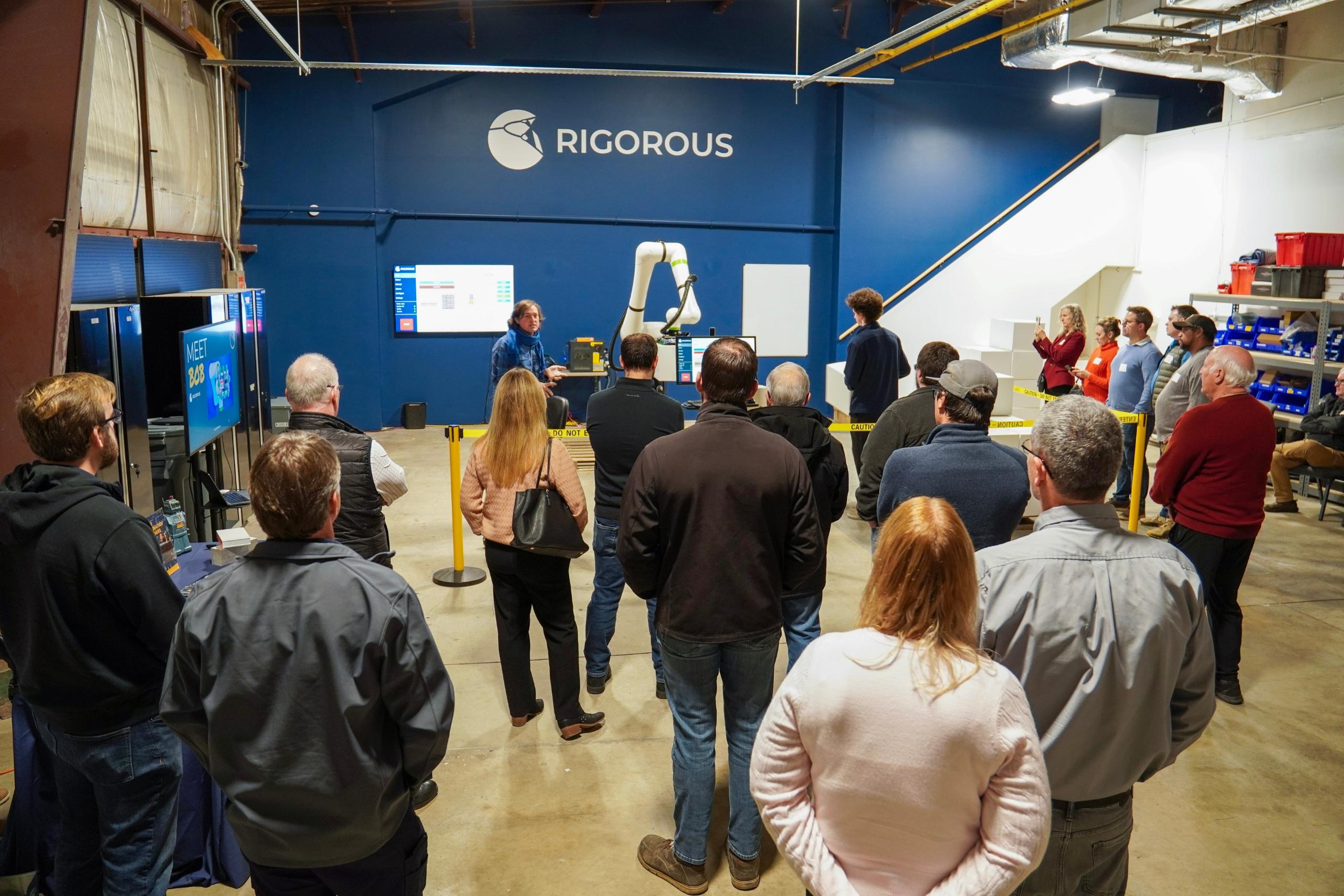 Live demo event help at headquarters.